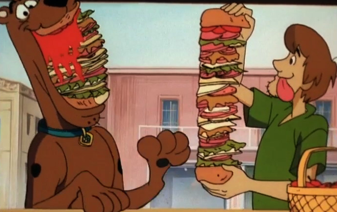 Shaggy_and_Scooby_eating_a_huge_sandwich